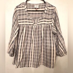 Linen Striped Top - summer, coastal vibes